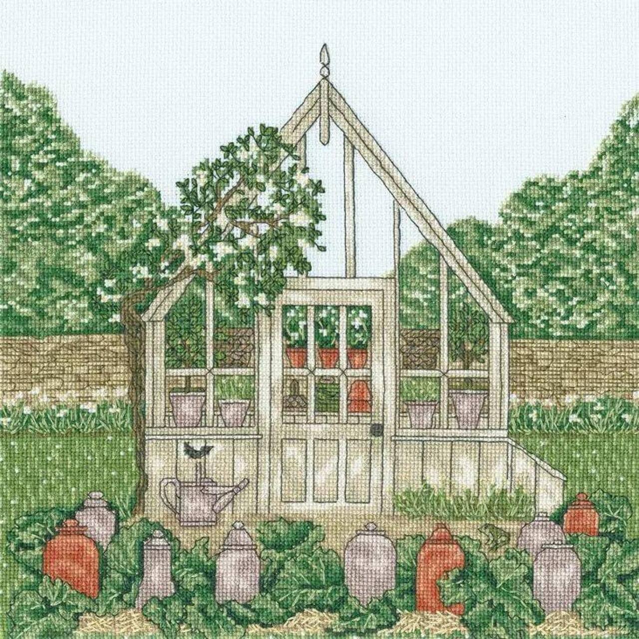 Bothy Threads Greenhouse Counted Cross Stitch Kit